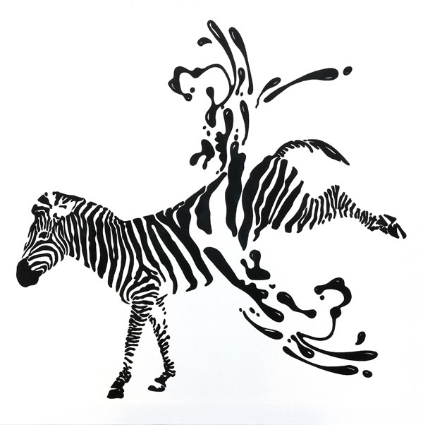 Svlečená / zebra  od Claudia Elsner