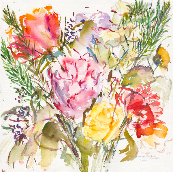 Rose Bouquet od Claudia Hutchins-Puechavy