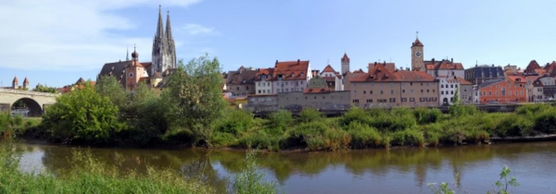 Regensburg im Panorama od Claus Lenski