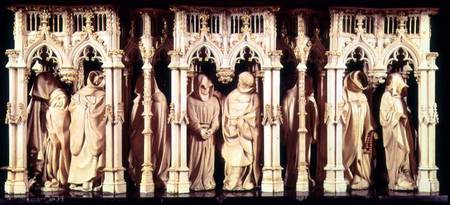 Figures of Monks on the tomb of Philip II the Bold Duke of Burgundy (1342-1404) od Claus Sluter