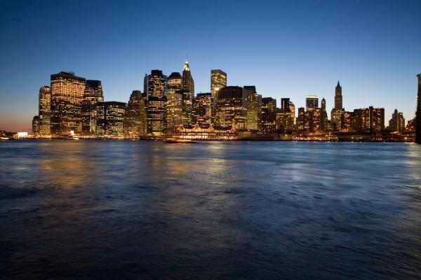 New York im Sunset od Claus Tropitzsch