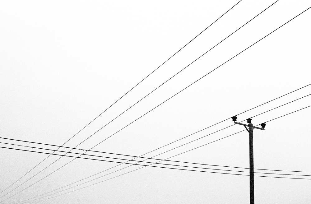 Power Lines, Wiltshire od Clive Collie