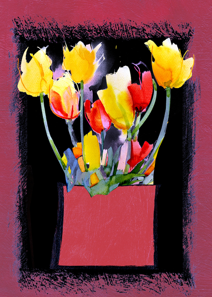 Tulips od Clive  Metcalfe