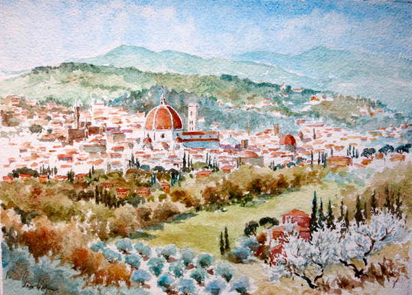 954 Spring, from S. Domenico di Fiesole od Clive Wilson Clive Wilson