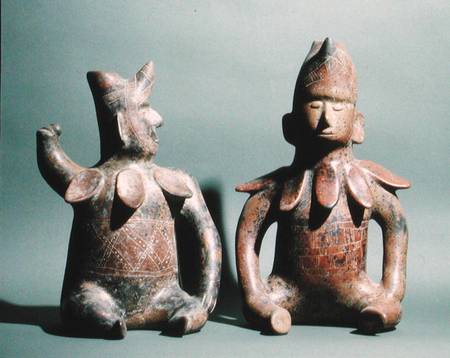 Two Statuettes from Colima, Mexico od Colima  Culture