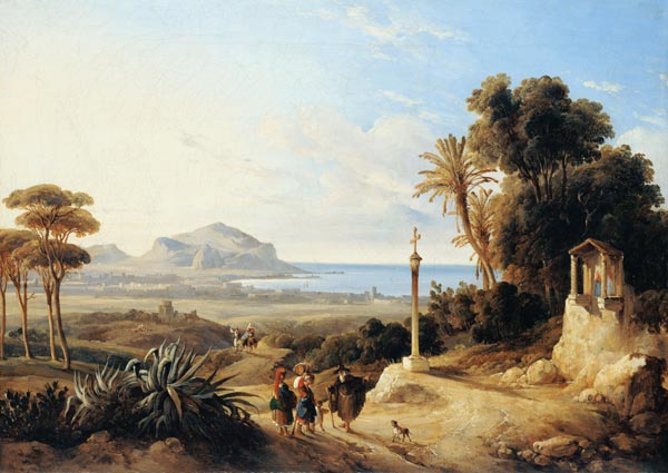 View of Palermo od Consalvo Carelli