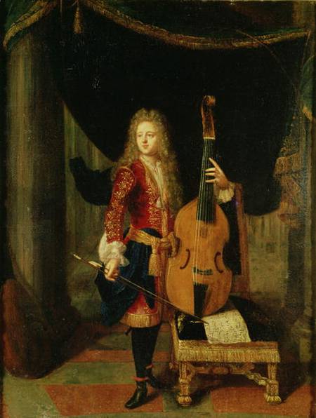 Portrait of Johann Schenck (1660-1712) od Constantin Netscher