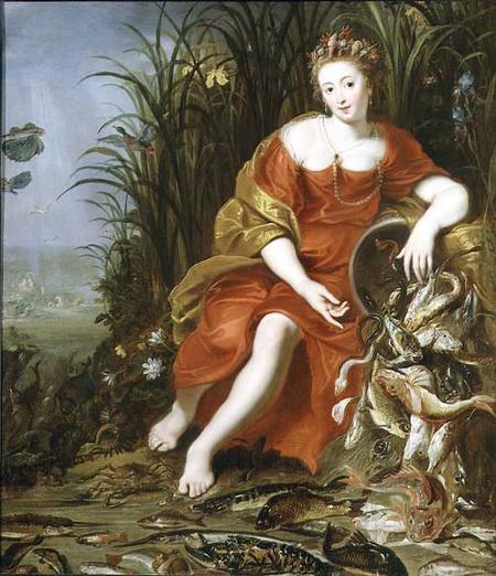 Allegory of Water (pair of 82416) od Cornelis de & Paul de Vos