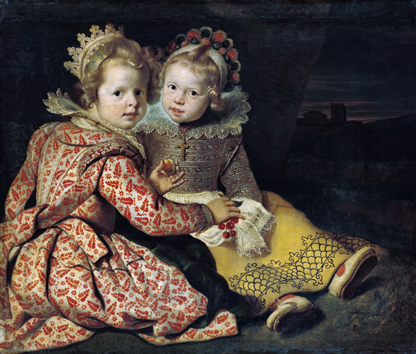 Magdalena and Jan-Baptist de Vos, the children of the painter od Cornelis de Vos