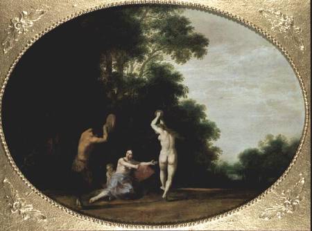 Nymphs and Satyr od Cornelis Poelenburgh