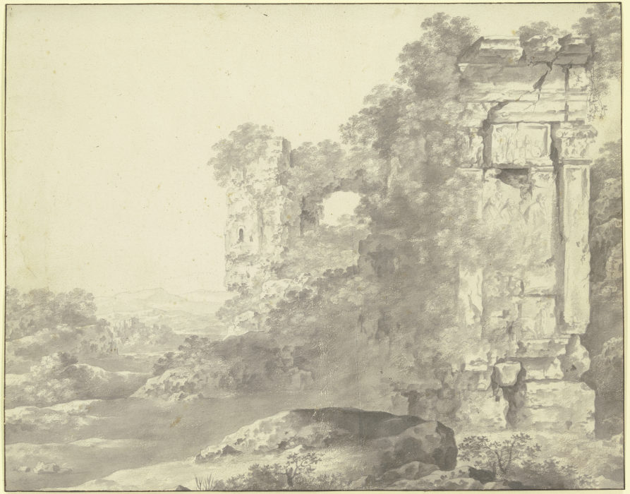 Roman ruins od Cornelis van Poelenburch