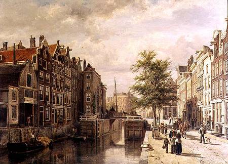 The Martyr's Canal (De Martelaarsgracht) od Cornelius Springer