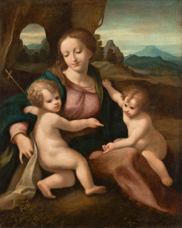 Madonna and Child with the Infant Saint John od Correggio