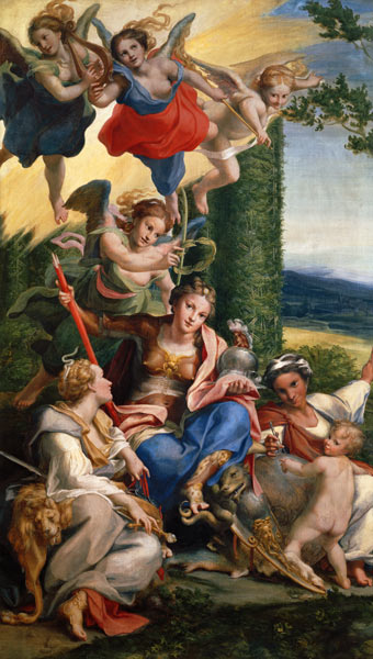 Allegory of the Virtues od Correggio (eigentl. Antonio Allegri)