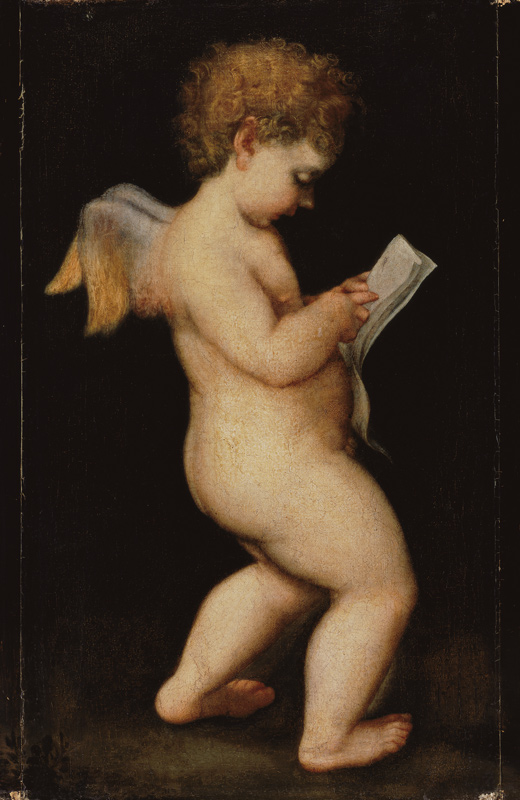 Reading cherub od Correggio (eigentl. Antonio Allegri)