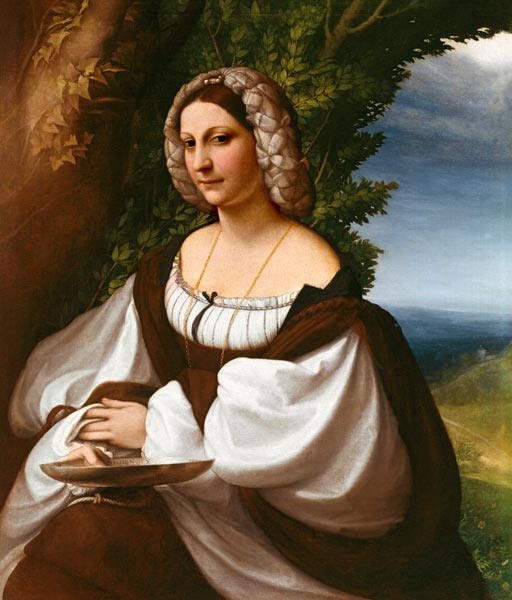 Portrait of a Lady od Correggio (eigentl. Antonio Allegri)