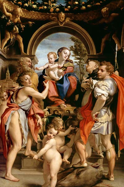 Madonna mit dem Heiligen Georg od Correggio (eigentl. Antonio Allegri)