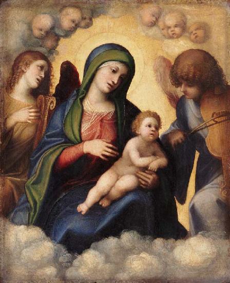 Madonna and Child and child in Glory, c.1520