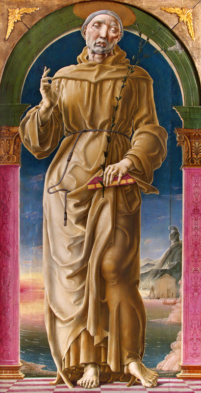 Saint Anthony of Padua od Cosimo Tura