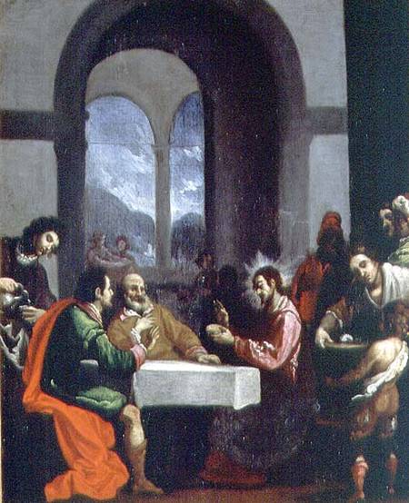 The Supper at Emmaus od Cristofano Allori