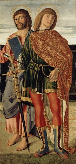 St. Matthew and St. Sebastian od Cristoforo Caselli