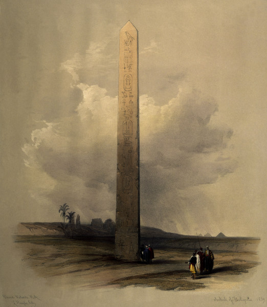 Heliopolis , Obelisk od D. Roberts