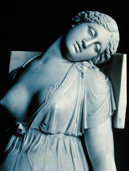 Dying Lucretia  (detail of 186900) od Damian Buenaventura Campeny y Estrany