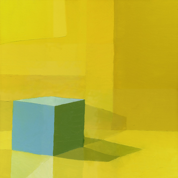 Yellow / Blue (oil on canvas)  od Daniel  Cacouault