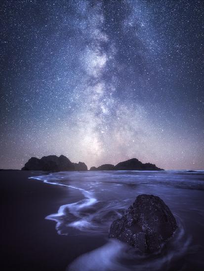 Oregon Coast at Night