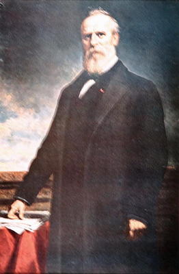 Rutherford B. Hayes (1822-93) (oil on canvas) od Daniel Huntington