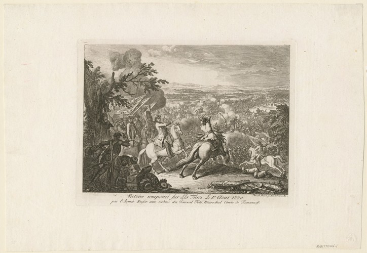 The Battle of Cahul od Daniel Nikolaus Chodowiecki