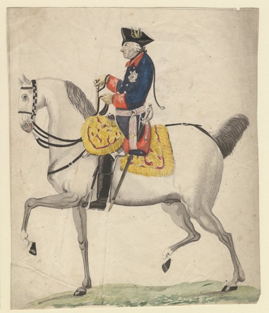 Frederick II of Prussia od Daniel Nikolaus Chodowiecki