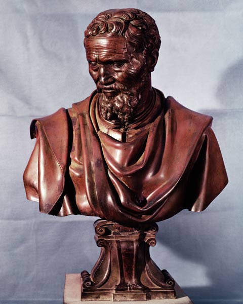 Bust of Michelangelo Buonarroti (1475-1564) od Daniele  da Volterra