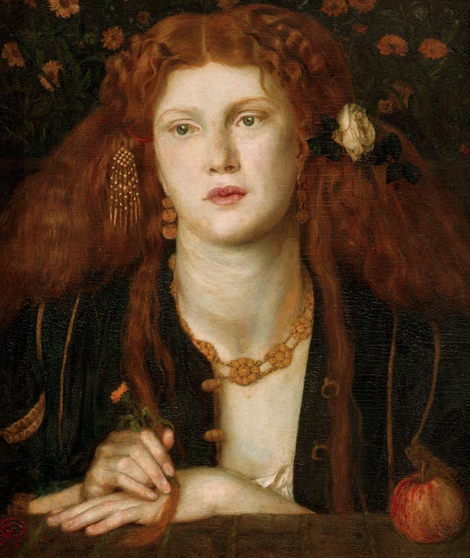 D.G.Rossetti / Bocca Bacciata / 1859 od Dante Gabriel Rossetti