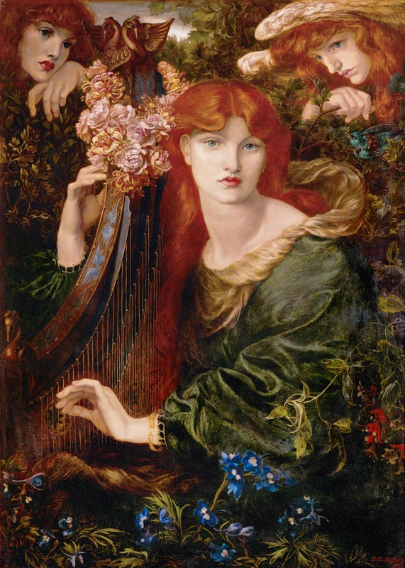  rossetti / La Ghirlandata   / 1873    od Dante Gabriel Rossetti