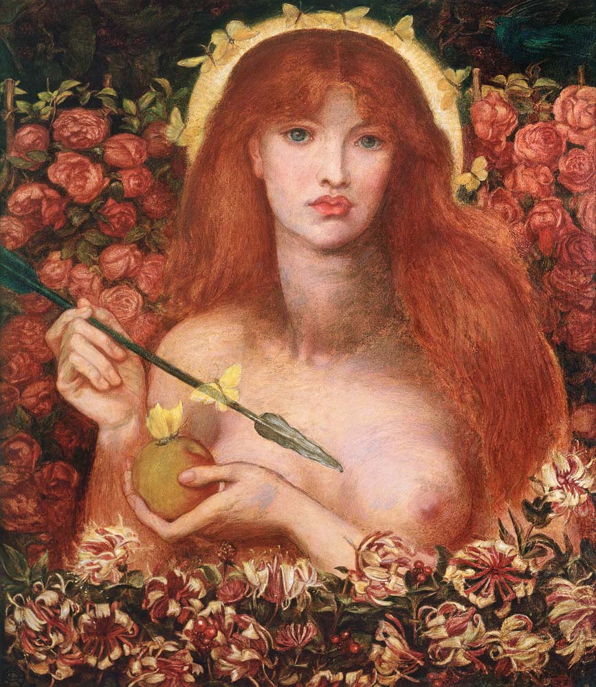 Venus Verticordia ("Venus the changer of hearts") od Dante Gabriel Rossetti