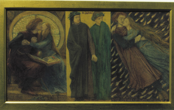 D.G.Rossetti, Paolo und Francesca od Dante Gabriel Rossetti