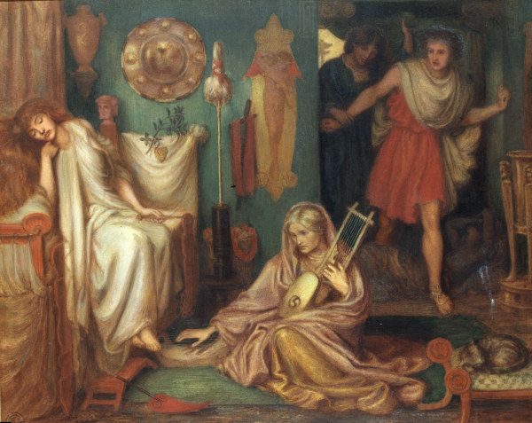 D.Rossetti, Return of Tibullus, 1868. od Dante Gabriel Rossetti