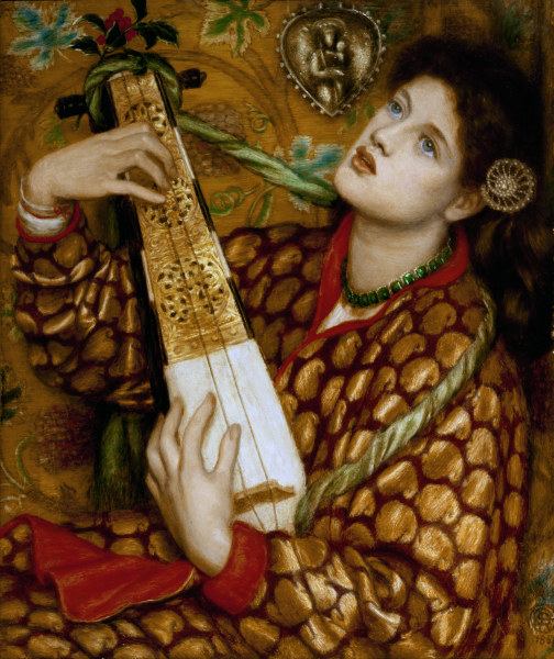 Rossetti / Christmas Carol / 1867 od Dante Gabriel Rossetti