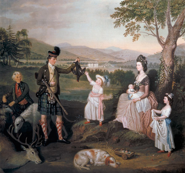 John, the 4th Duke of Atholl and his family od David Allan