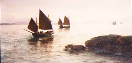 Fishing off the Coast of Penzance od David James