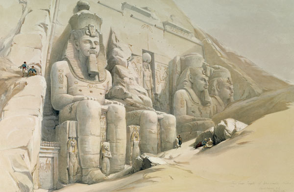 Abu Simbel od David Roberts