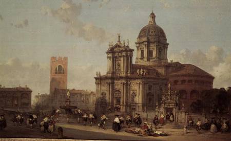 Brescia Cathedral od David Roberts