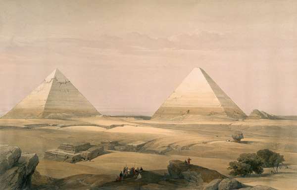 Giza , Pyramids od David Roberts