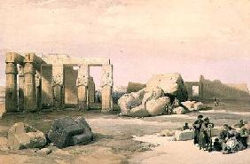 Fragments of the Great Colossus, at the Memnonium, Thebes