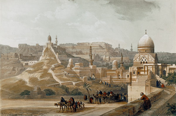 The Citadel of Cairo, from Egypt and Nubia, Vol.3 (litho) od David Roberts