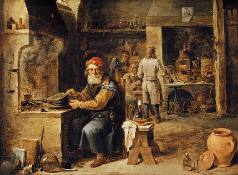 Der Alchimist. od David Teniers