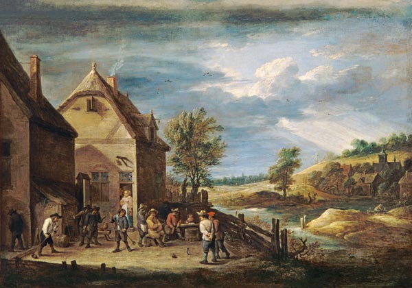 Peasants Playing Boules od David Teniers