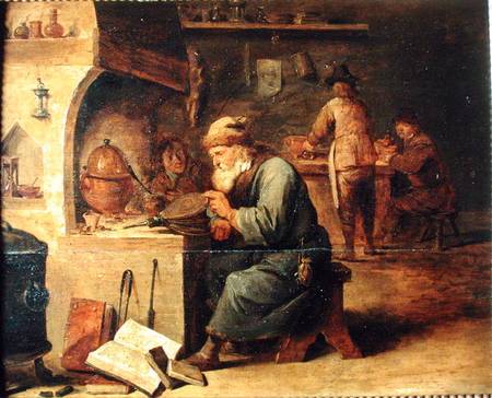 An Alchemist od David Teniers
