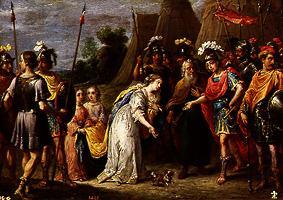 Armida in front of Gottfried of bouillon od David Teniers